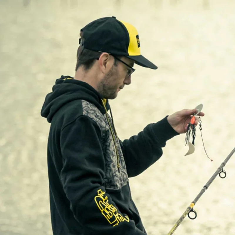 Шапка BLACK CAT Catfish Hunter Snapback I Black