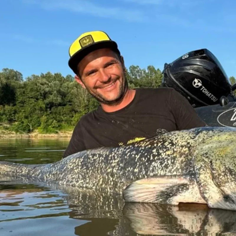 Шапка BLACK CAT Catfish Hunter Snapback I Black