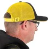 Шапка BLACK CAT Black And Yellow Trucker Cap