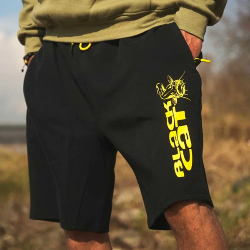 Къси панталони BLACK CAT Black Jogger Shorts