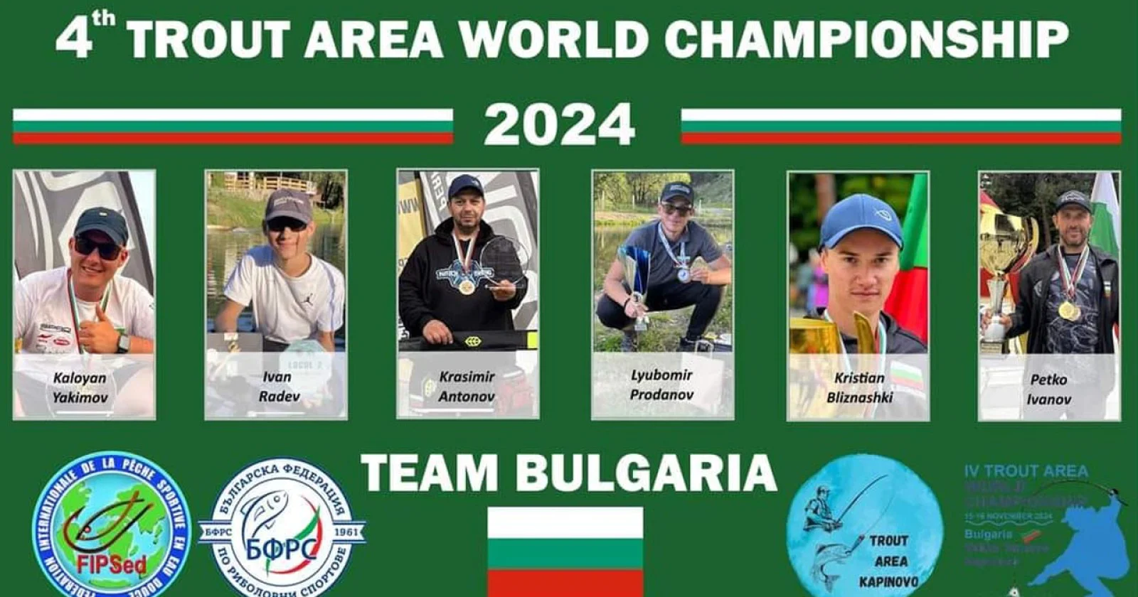 Световното първенство по Trout Area риболов – Къпиново, България