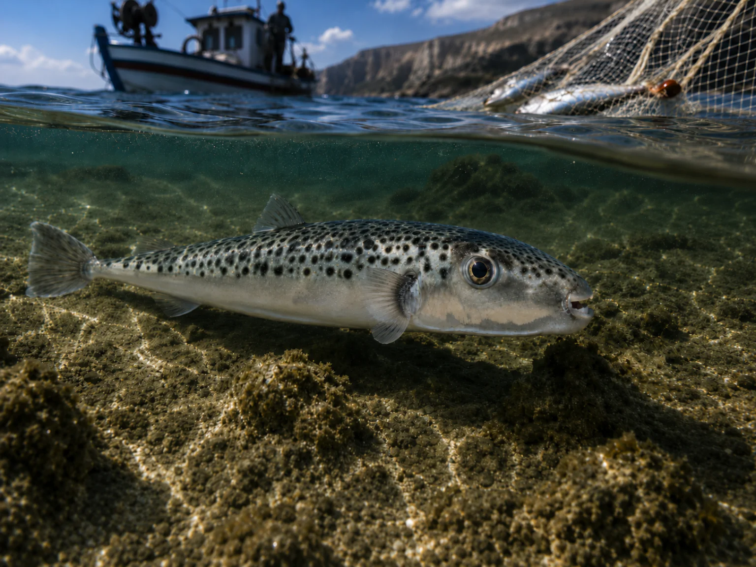 Опасност- риба балон се разпространява в гръцките води