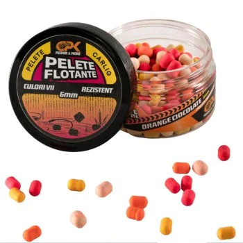 Неутрални дъмбели CPK Pelete Flotante Feeder Chocolate and Orange 6mm 20g