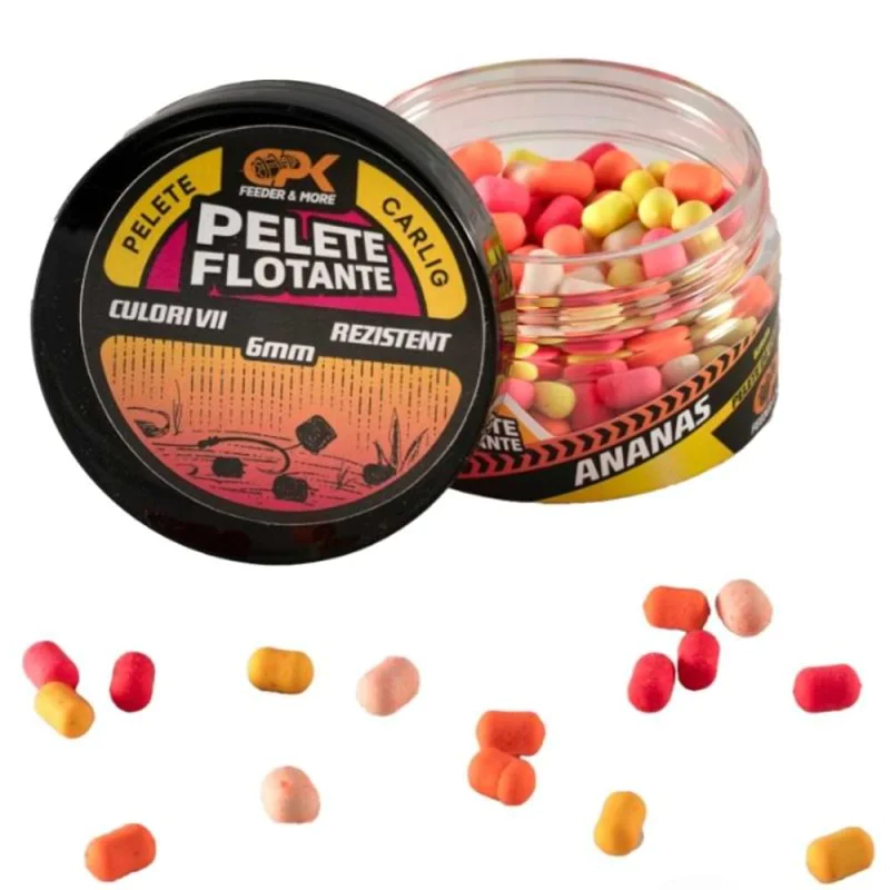 Неутрални дъмбели CPK Pelete Flotante Feeder Pineapple 6mm 20g