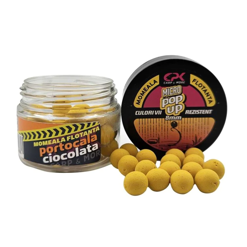 Плуващи топчета CPK Micro Pop Up Orange and Chocolate 8mm 25g