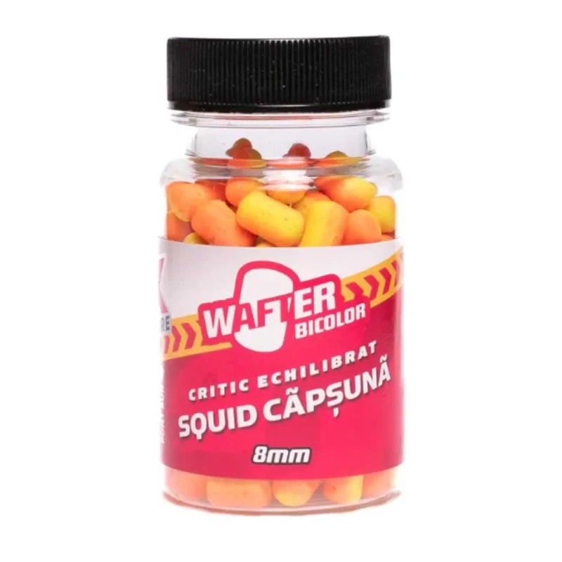 Неутрални дъмбели CPK Critically Balanced Bicolor Squid and Strawberry 8mm 25g