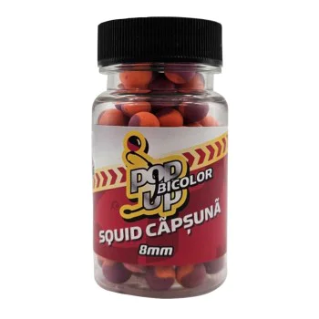 Плуващи топчета CPK Pop Up Bicolor Squid and Strawberry 8mm 25g