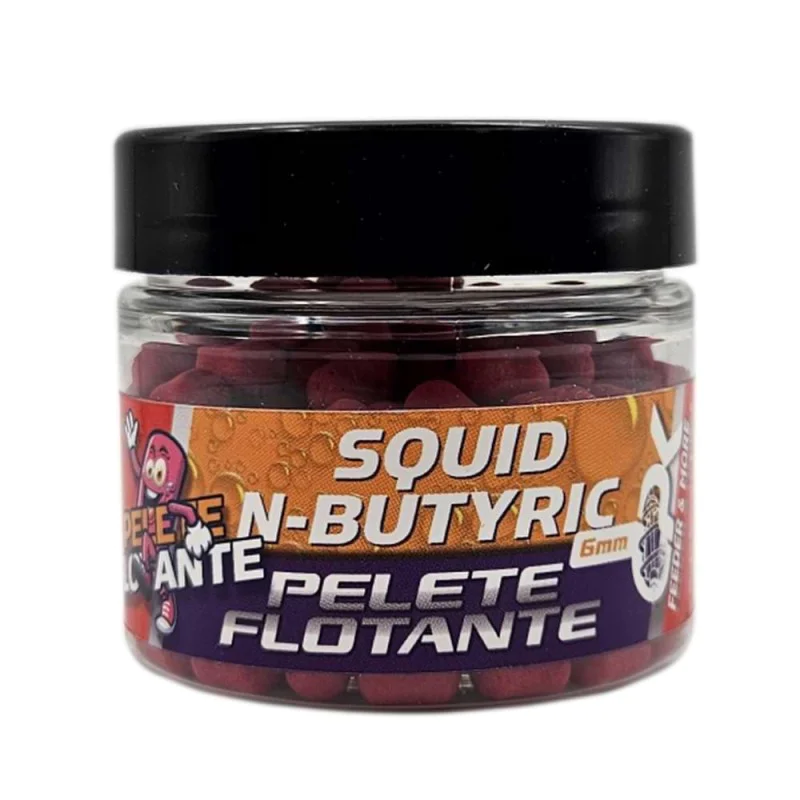 Неутрални дъмбели CPK Pelete Flotante Feeder Squid N-Butyric 6mm 20g