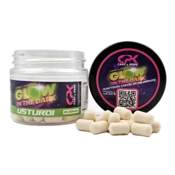 Неутрални дъмбели CPK Wafter Critically Balanced Glow In The Dark UV Garlic 8x10mm 15g