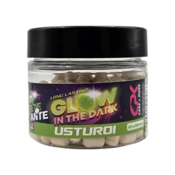 Неутрални дъмбели CPK Pelete Flotante Feeder Glow In The Dark UV Garlic 6x8mm 15g