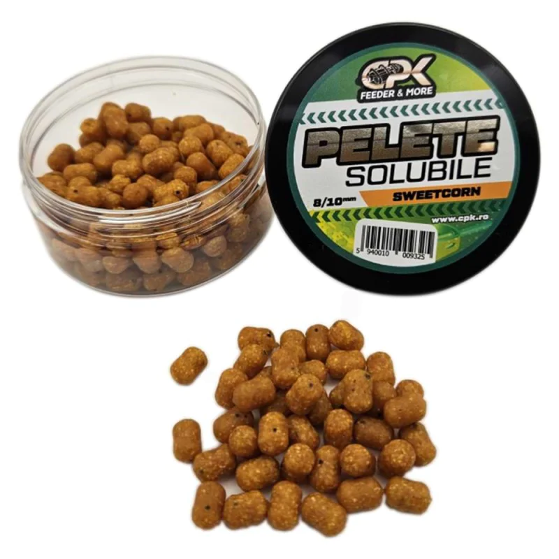 Неутрални дъмбели CPK Pelete Solubile Feeder Sweetcorn 8x10mm 40g