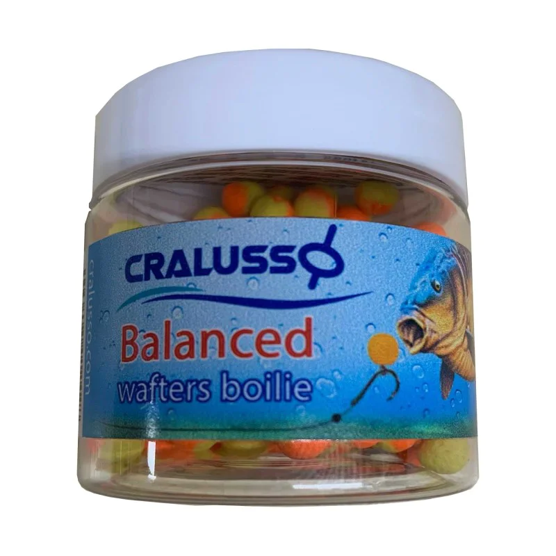 Неутрални дъмбели CRALUSSO Balanced Wafters Boilie Mango 7mm 20g