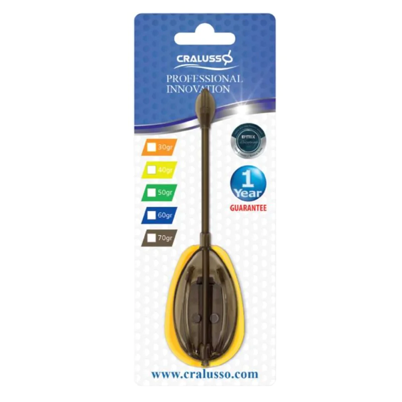 Хранилка с преса CRALUSSO Big Rocket Method Basket + Mould Khaki 1+1pcs/pack