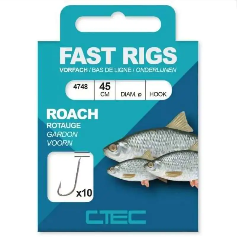 Вързани куки CTEC Fast Rigs Roach 45 cm