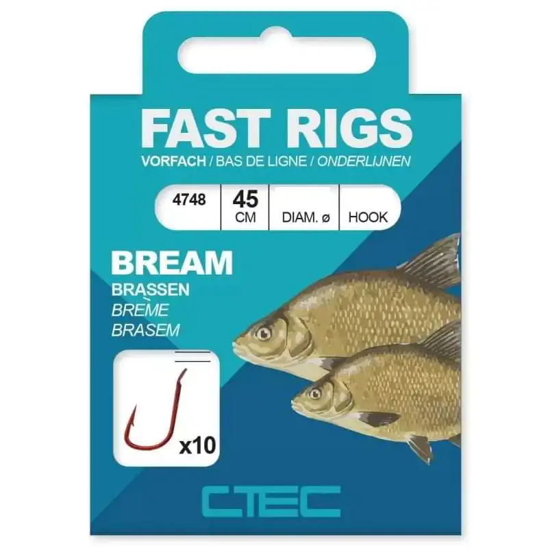 Вързани куки CTEC Fast Rigs Bream 45 cm