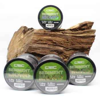 Монофилно влакно CTEC Sediment Mono Brown 1000m