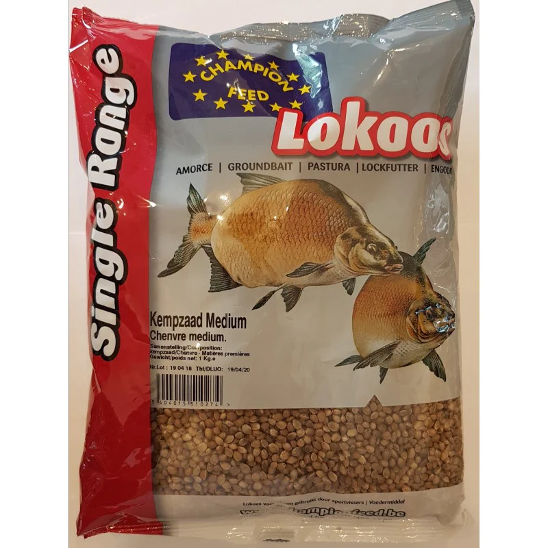 Суров коноп CHAMPION FEED Kempzaad Medium 1kg