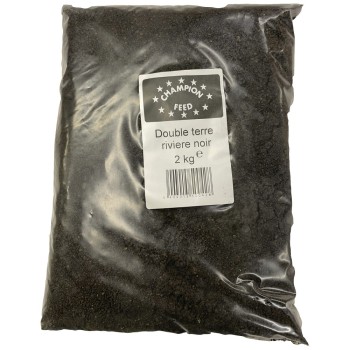 Глина за риболов CHAMPION FEED Terre Double Riviere Black 2kg