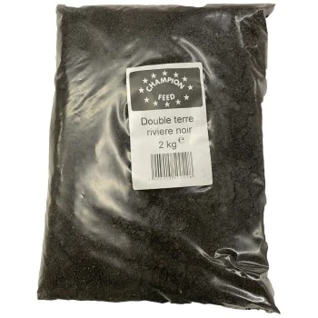 Глина за риболов CHAMPION FEED Terre Double Riviere Black 2kg
