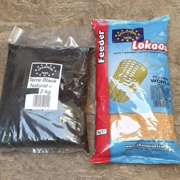 Глина за риболов CHAMPION FEED Terre Black Natural 2kg