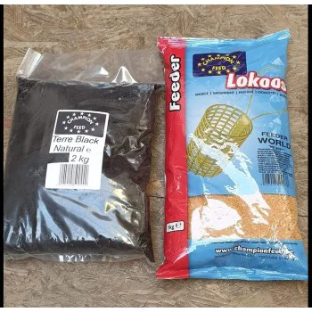 Глина за риболов CHAMPION FEED Terre Black Natural 2kg