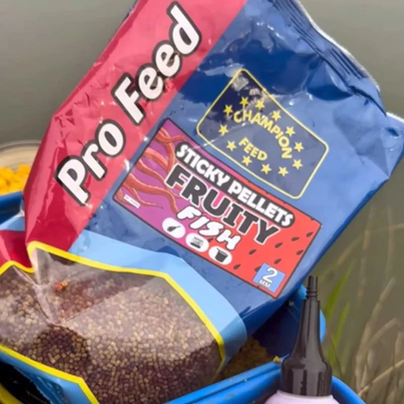 Метод пелети CHAMPION FEED Sticky Pellets 2mm Fruity Fish 650g