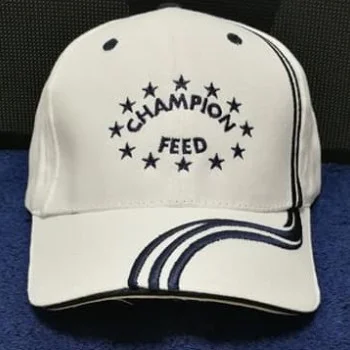 Шапка CHAMPION FEED Luxe White Cap Blue Bord