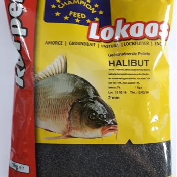 Пелети за хранене CHAMPION FEED Halibut Pellets 1kg