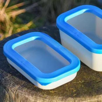 Кутия за стръв CRESTA Bait Box White Open 0,25 Ltr Lid