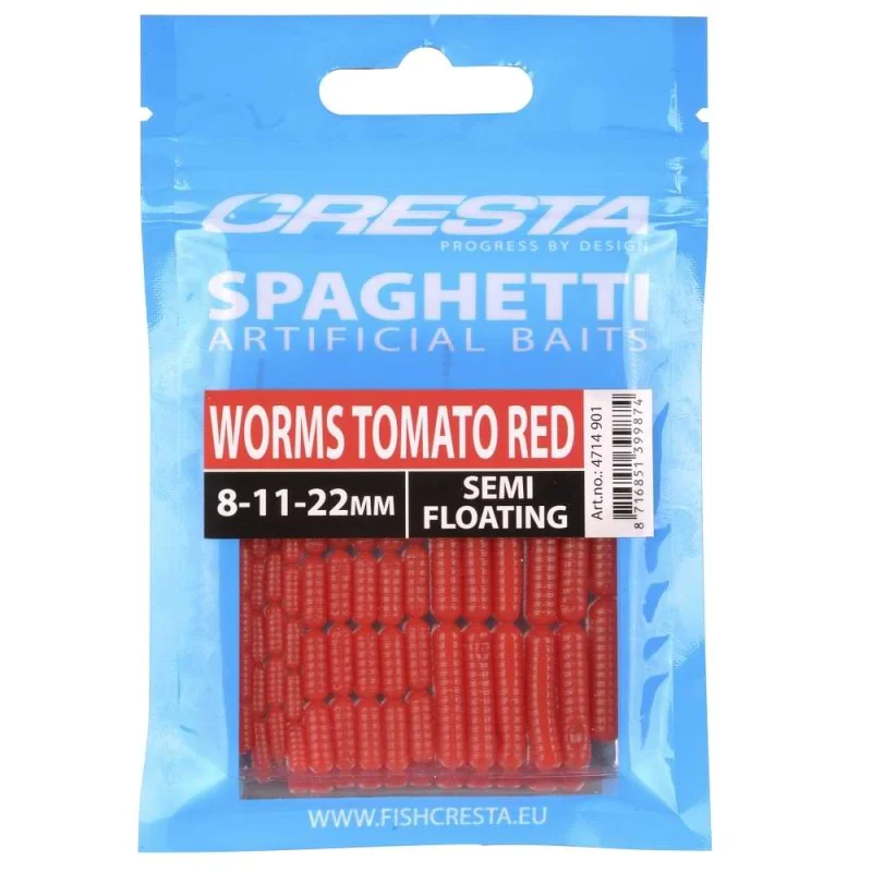 Изкуствена стръв CRESTA Spaghetti Worms 8, 11, 22mm