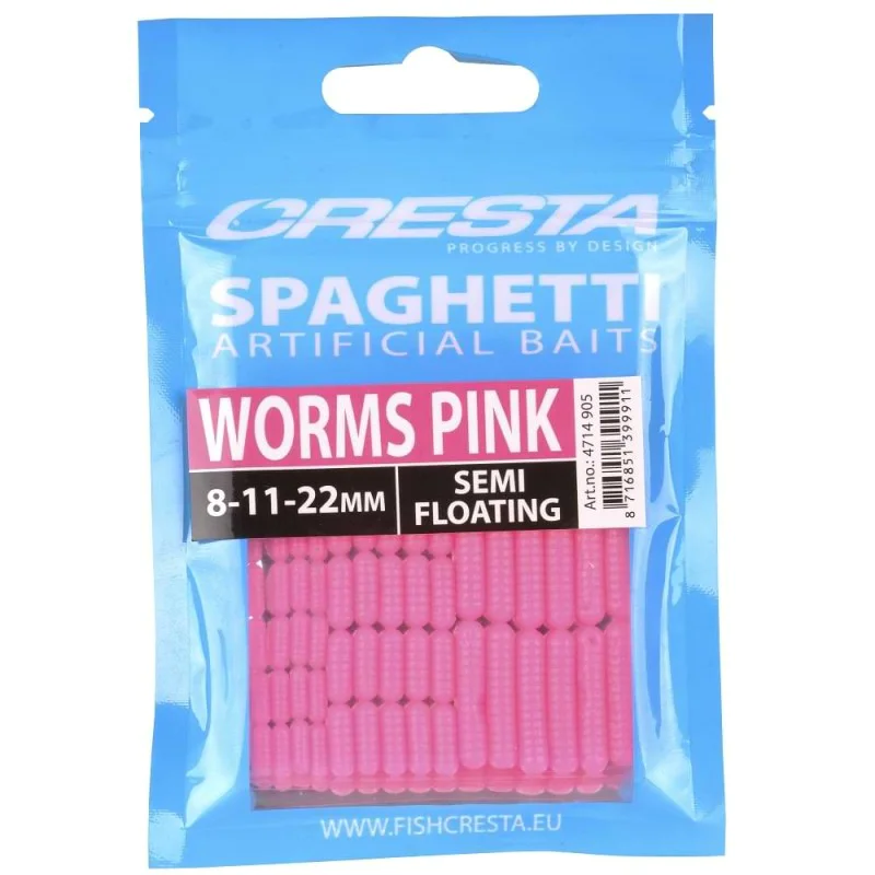 Изкуствена стръв CRESTA Spaghetti Worms 8, 11, 22mm