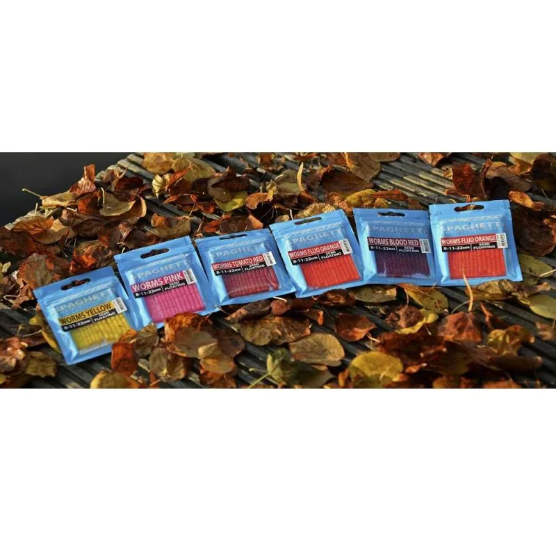 Изкуствена стръв CRESTA Spaghetti Worms 8, 11, 22mm