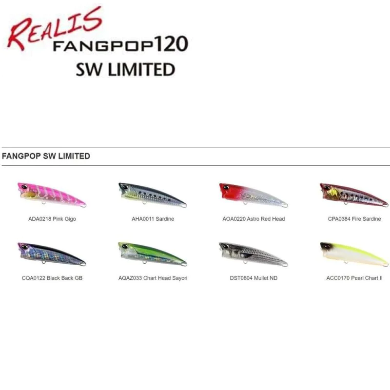 Попър DUO Realis FangPop 120 SW 12cm 30g
