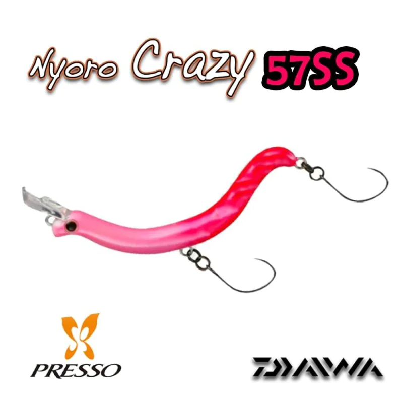Воблер DAIWA Presso Nyoro Clazy 57SS 57mm 2.6g Slow Sinking