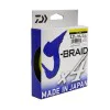 Плетено влакно DAIWA J Braid X4 Yellow 135m