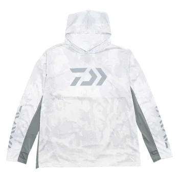 UV Блуза DAIWA 21ST Hoodie Shirt 30021E - White