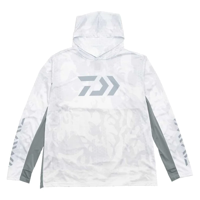 UV Блуза DAIWA 21ST Hoodie Shirt 30021E - White