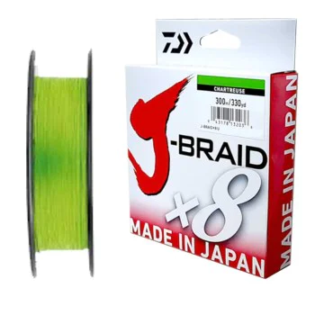 Плетено влакно DAIWA Bob J Braid X8 300m Chartreuse