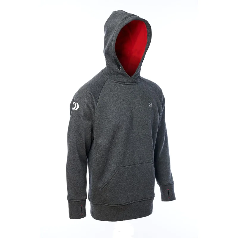 Суитшърт DAIWA Match Hoodie Grey Red