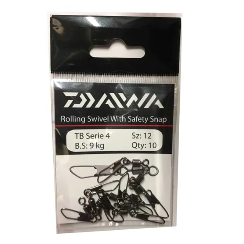 Вирбел DAIWA Rolling Swivel With Safety Snap