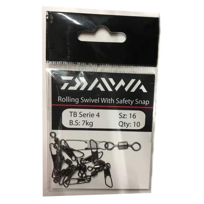 Вирбел DAIWA Rolling Swivel With Safety Snap