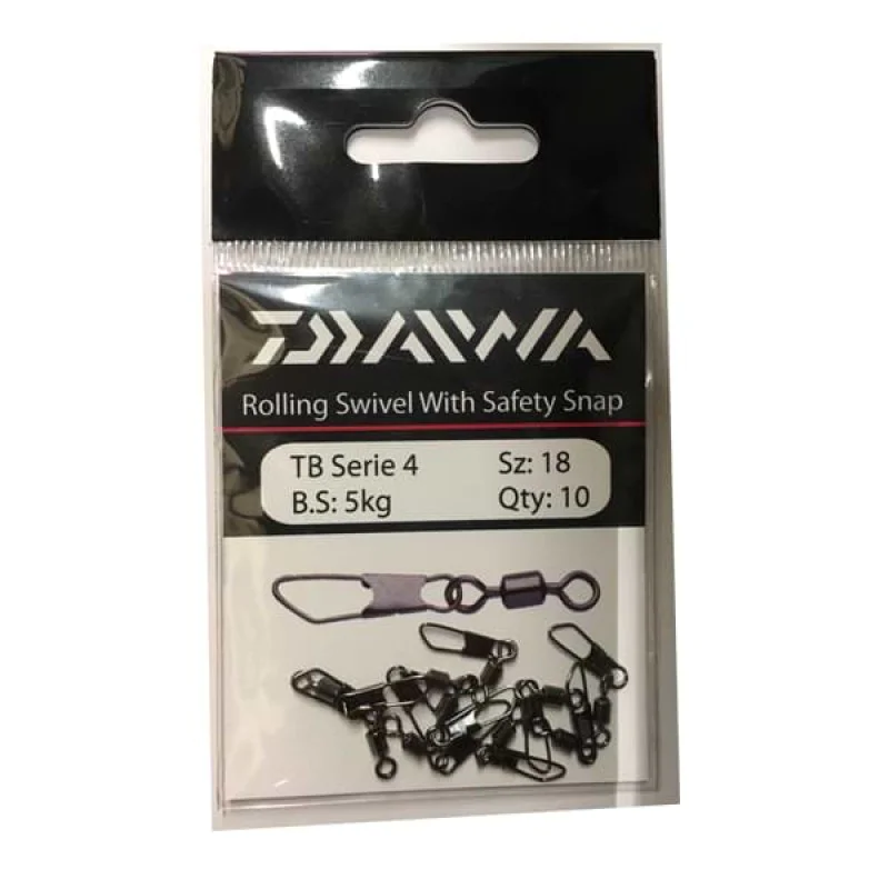 Вирбел DAIWA Rolling Swivel With Safety Snap