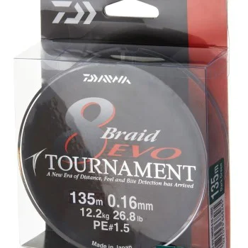 Влакно плетено DAIWA Tournament 8 EVO Braid 300m - Dark Green