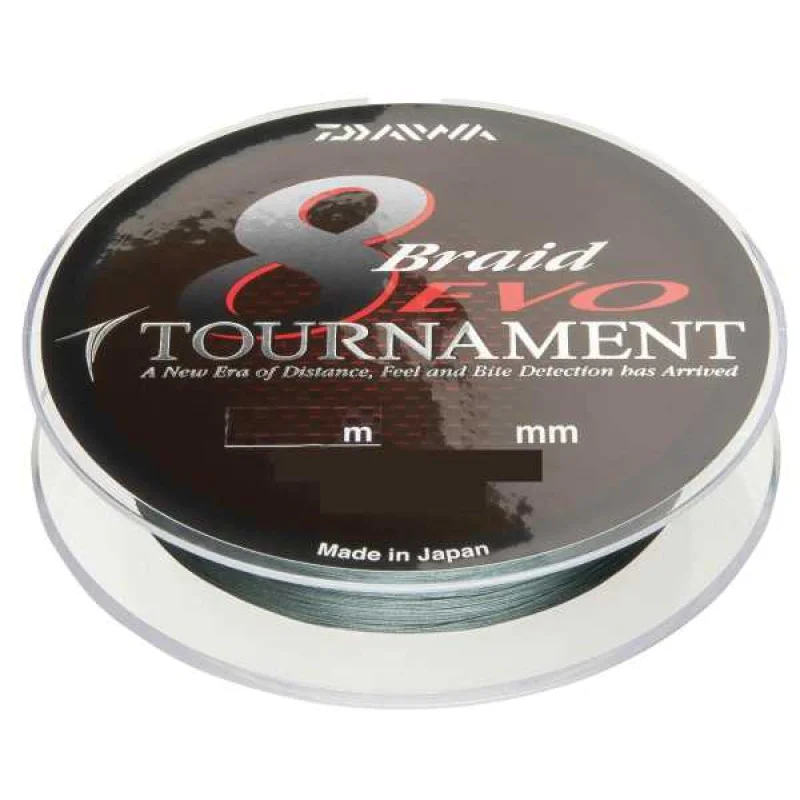 Влакно плетено DAIWA Tournament 8 EVO Braid 300m - Dark Green