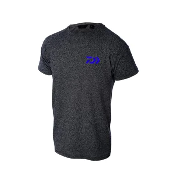 Тениска DAIWA DVEC T-Shirt Dark Grey & Blue