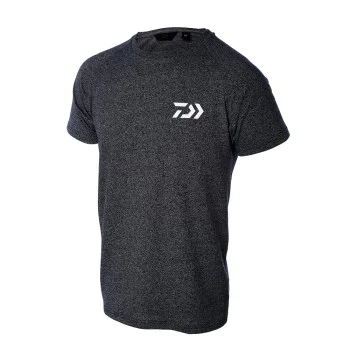 Тениска DAIWA DVEC T-Shirt Dark Grey & White
