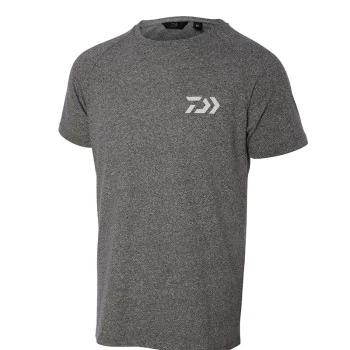Тениска DAIWA DVEC T-Shirt Light Grey & White