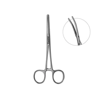 Форцепс DELPHIN Luxo Curved Forceps - 18cm