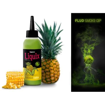 Пушещ дип DELPHIN Fluo Smoke Dip D SNAX LiquiX Ananas Corn 100 ml