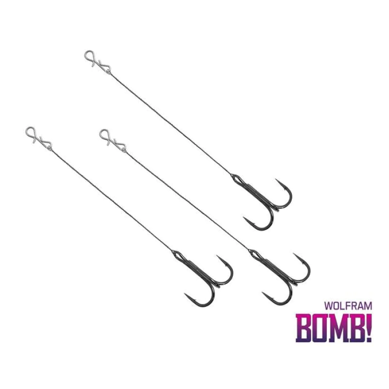 Волфрамов монтаж DELPHIN BOMB! Twisto Rigs Tungsten - 3pcs